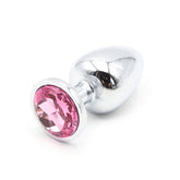Medium Size Stainless Metal Butt Plug(Six Colors Available)